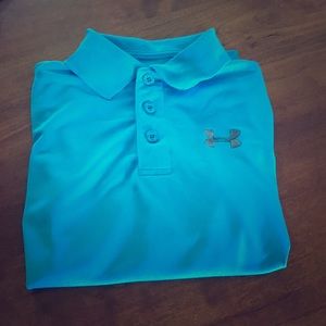 Boys Under Armour Golf Shirt Size YSM